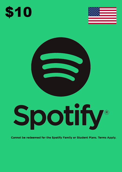 Spotify Gift Card - 10 USD cover
