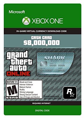 GTA V 5 Megalodon Shark Cash Card - Xbox One Digital Code cover