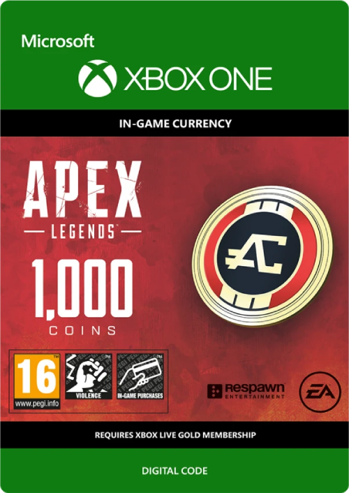 Apex Legends 1000 Coins Xbox One cover