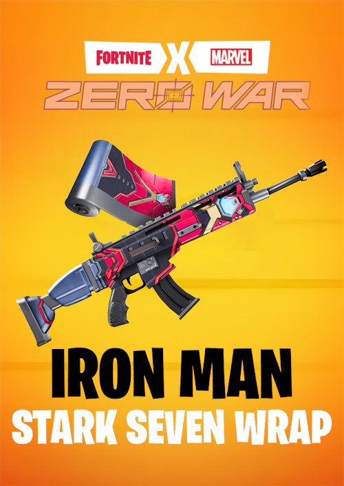 Fortnite - Iron Man Stark Seven Wrap PC - DLC cover