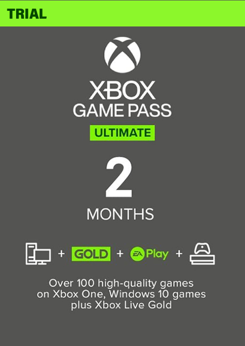 2 Month Xbox Game Pass Ultimate Trial Xbox One / PC (US) (New accounts only) cover