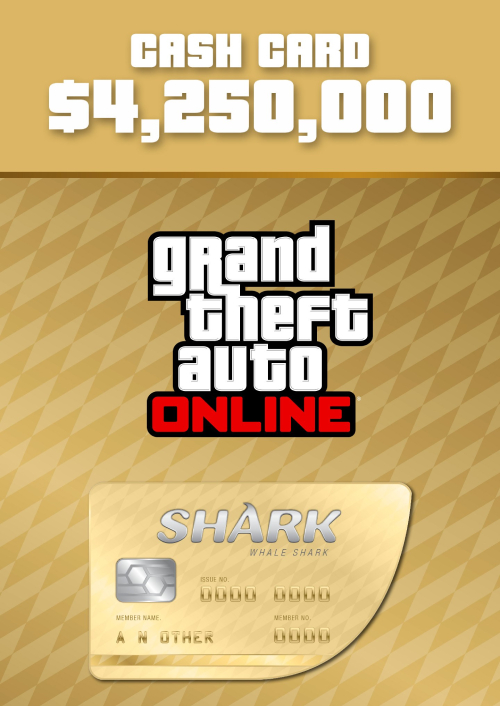 Grand Theft Auto Online (GTA V 5): Whale Shark Cash Card PC cover