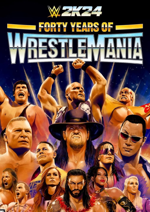 WWE 2K24 40 Years of Wrestlemania Edition PC cover