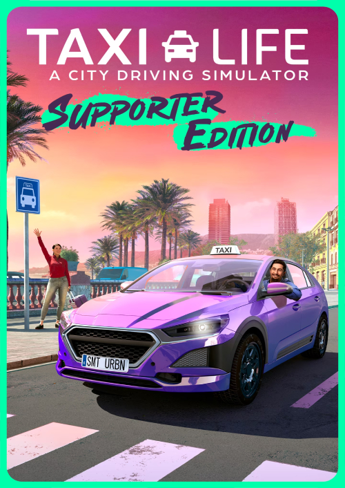 Taxi Life: A City Driving Simulator - Supporter Edition PC cover