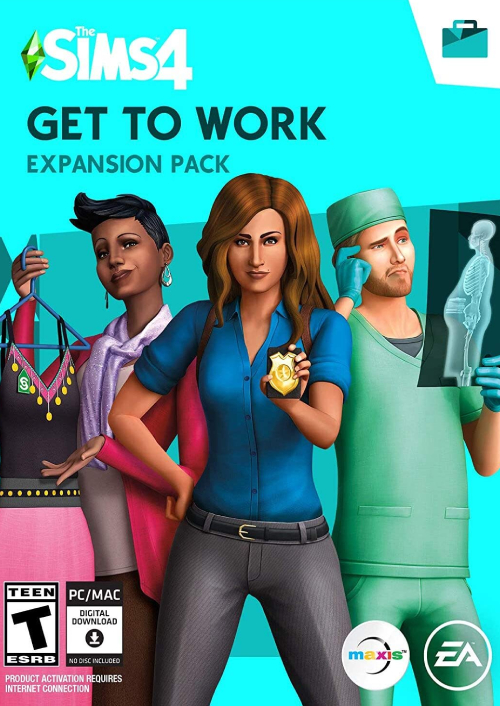 The Sims 4 - Get To Work PC / Mac cover