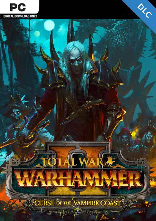 Total War Warhammer II 2 PC - Curse of the Vampire Coast DLC (WW) cover