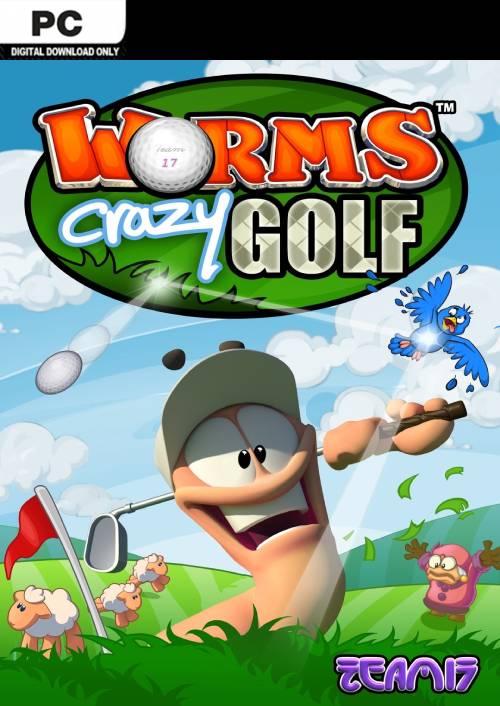 Worms Crazy Golf PC cover